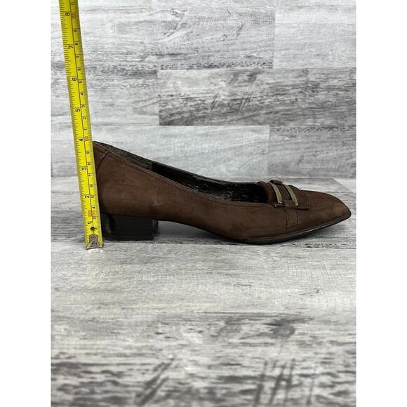 Bass & Co. Womens Brown Suede Slip-On Loafers Size 9M - Picture 7 of 8